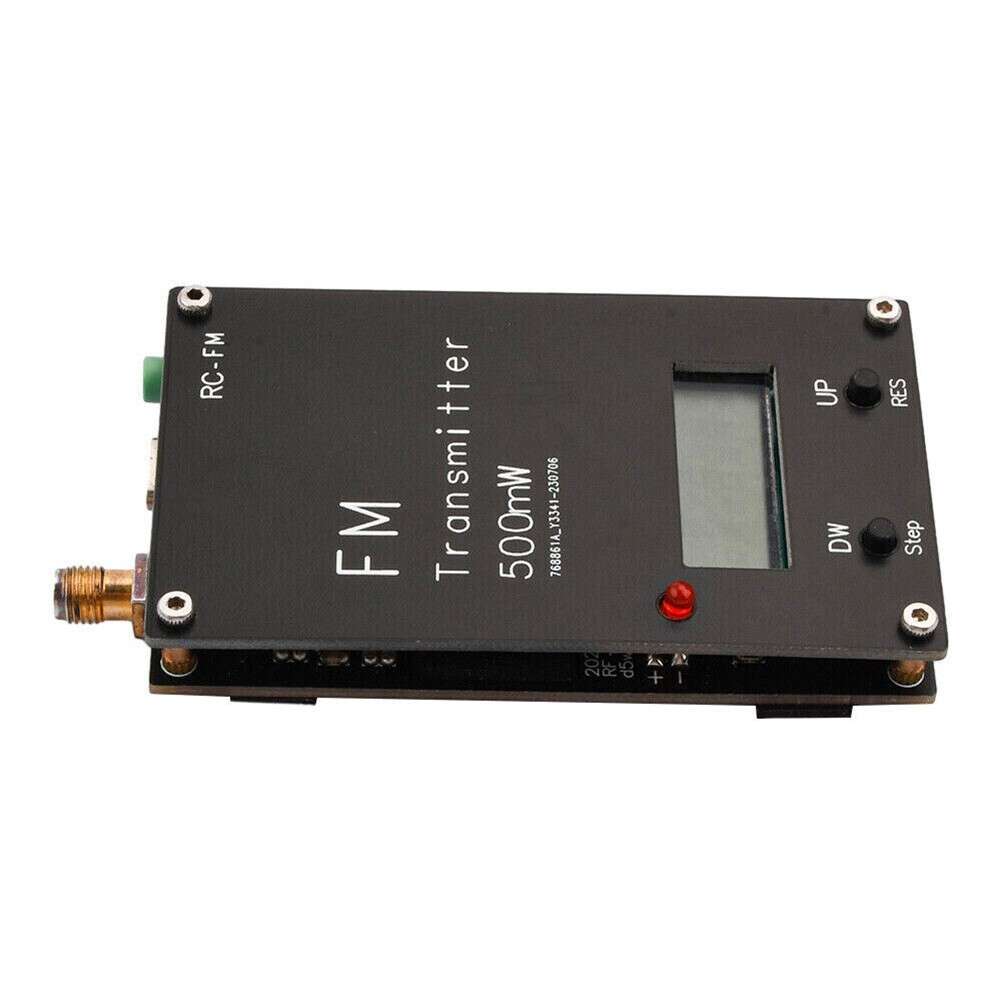 FM Stereo Transmitter With Adjustable Frequency For Devices
