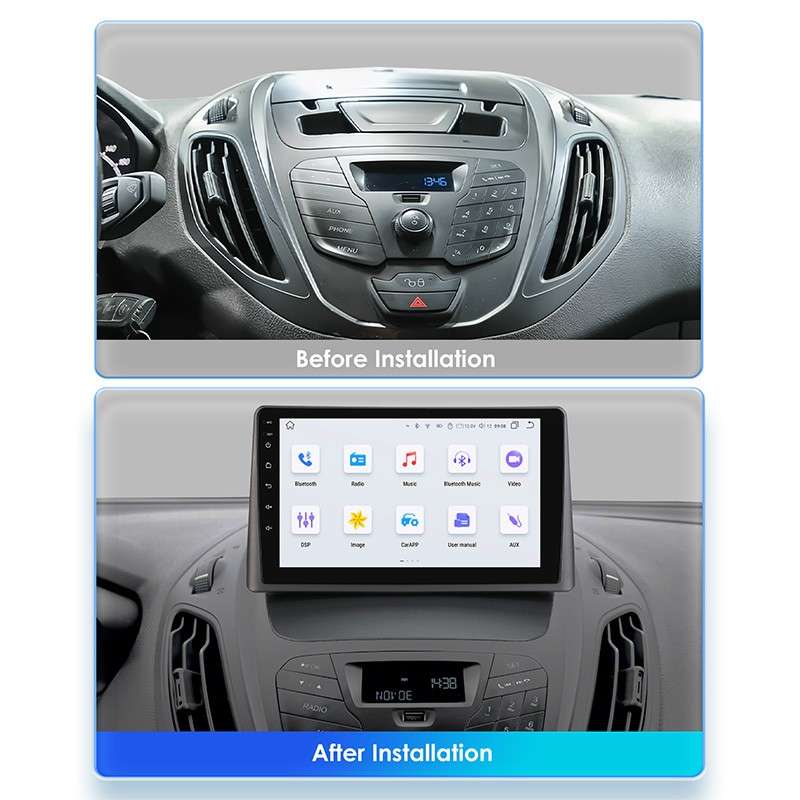 8Core For Ford Transit Tourneo 2013-2021 Carplay DSP Android 14 Stereo Radio GPS