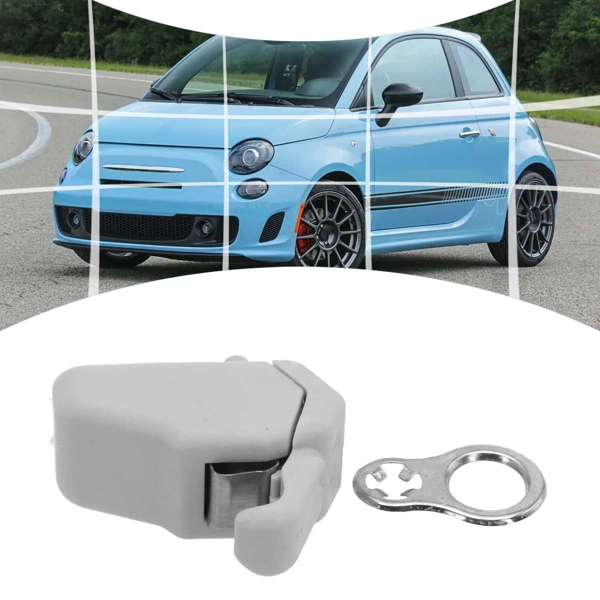 Interior SUN VISOR SUPPORT CLIP 5ND86MS7AA For FIAT For 500L 2014-2017