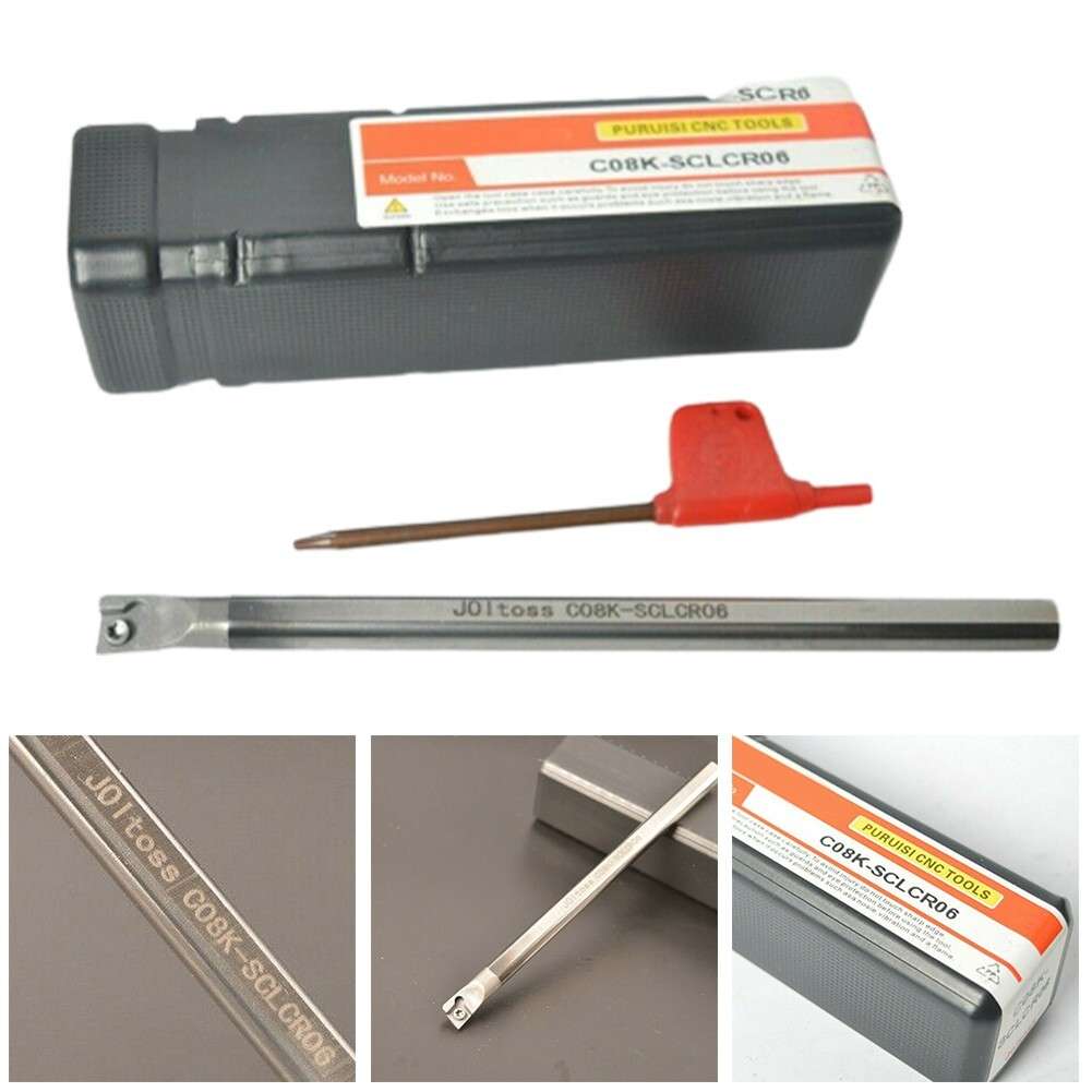 For CCMT0602,C08K-SCLCR06,Solid Carbide Lathe Inner Turning Tool Boring-Bar Part