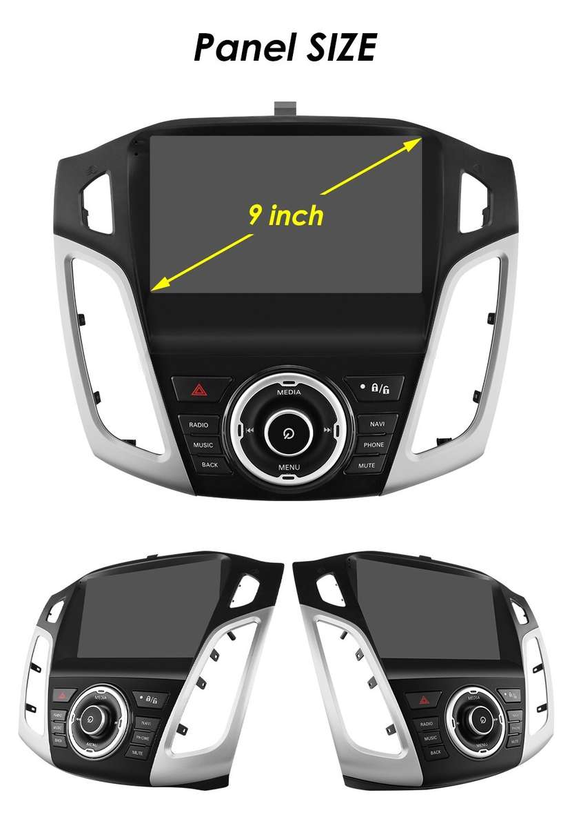 For 2011-2017 Ford Focus 9'' Android 12 Car Stereo Radio GPS Navi 2+32GB Canbus