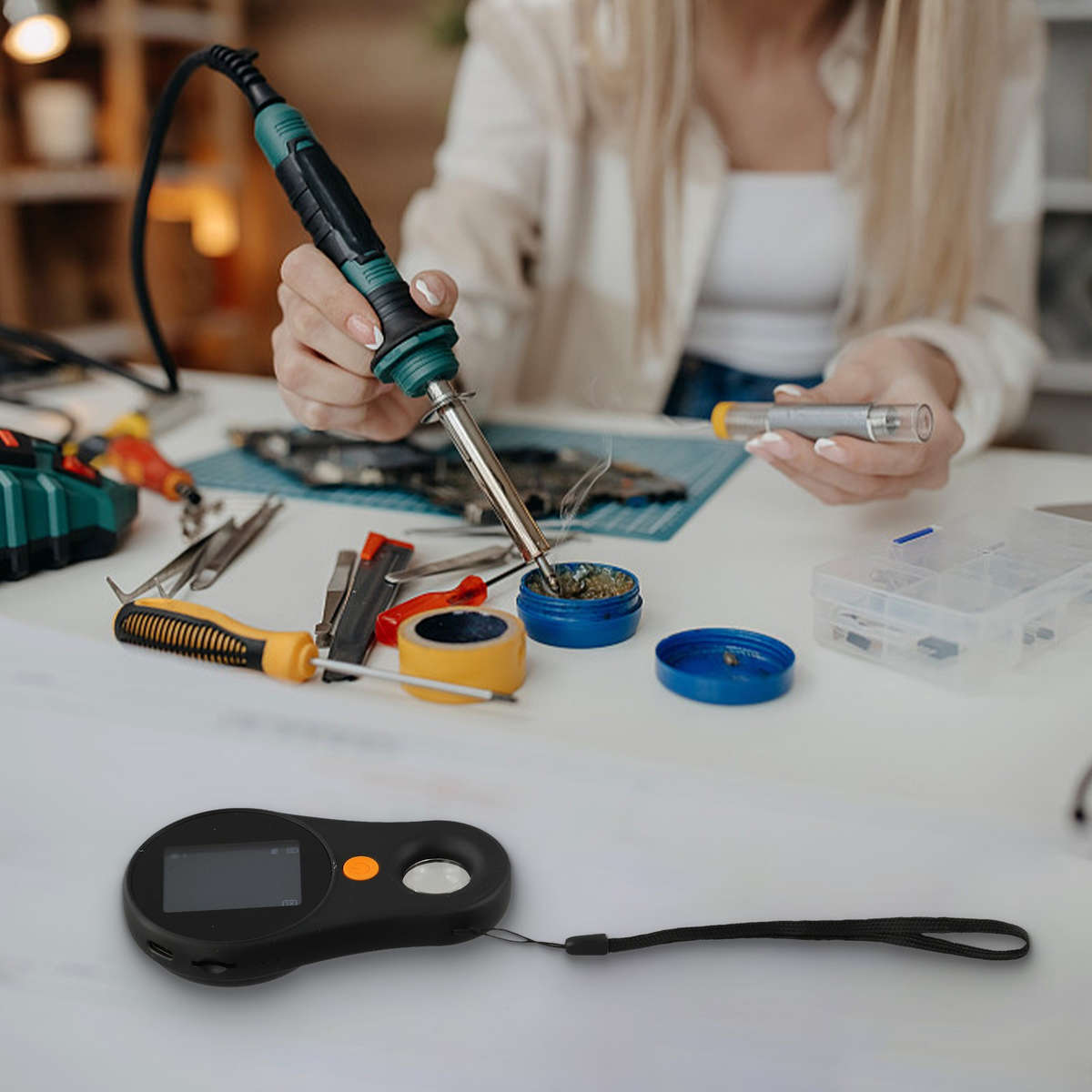 Lightweight Pocket Microscope With 500x Magnification For Young Explorers