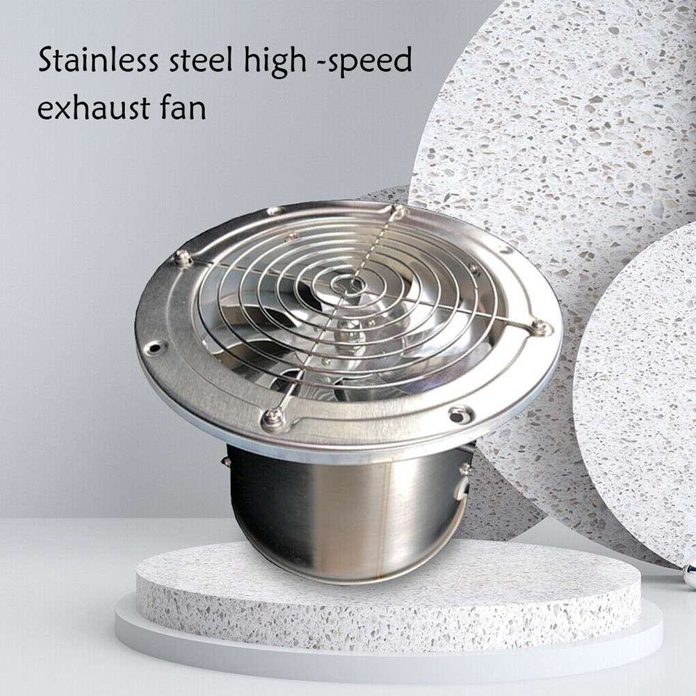 Sleek Round Exhaust Fan With Handy Installation And Practical Function
