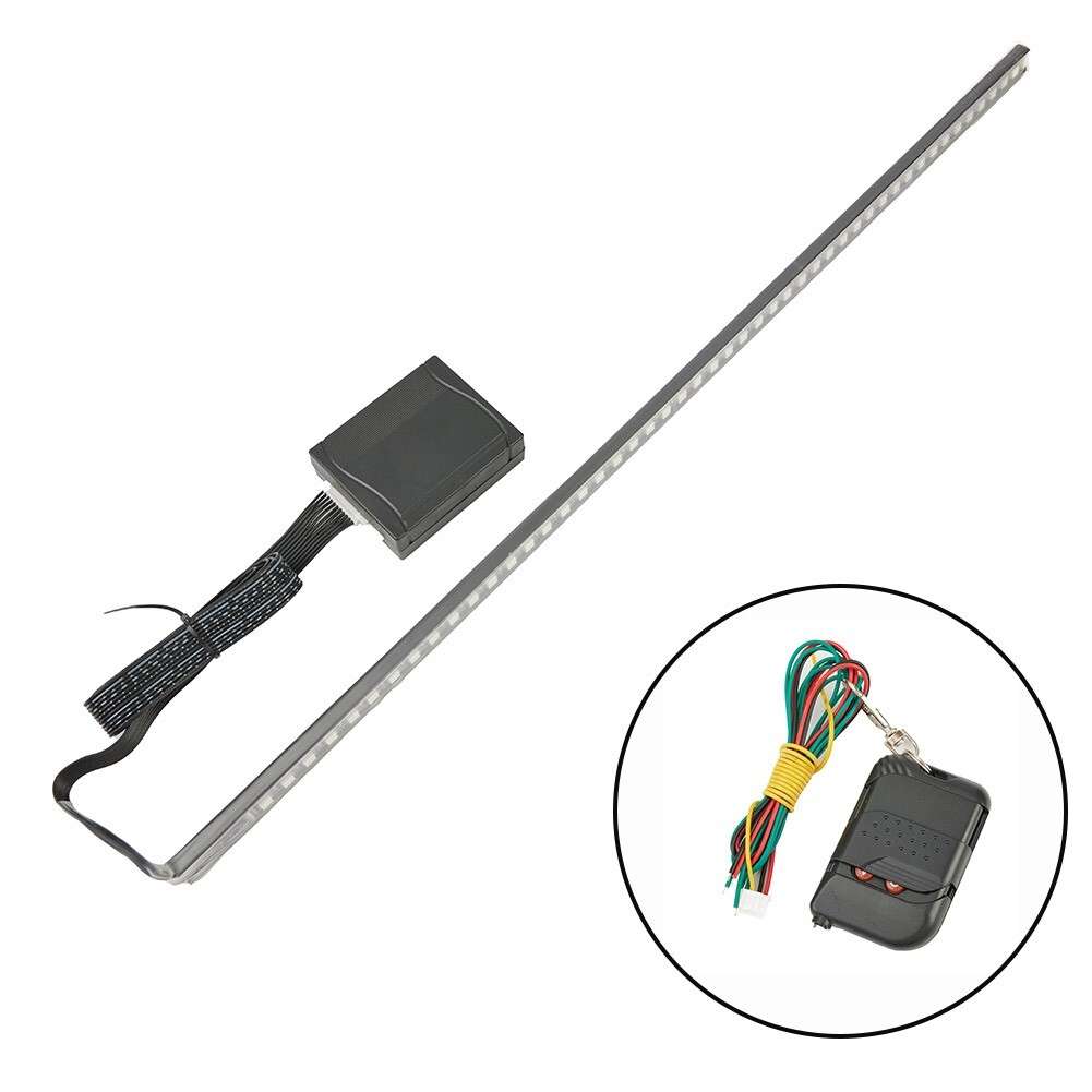 7 Color 48 LED RGB Scanner Flash Car Strobe-Knight Rider-Set Light Strip 22 Inch