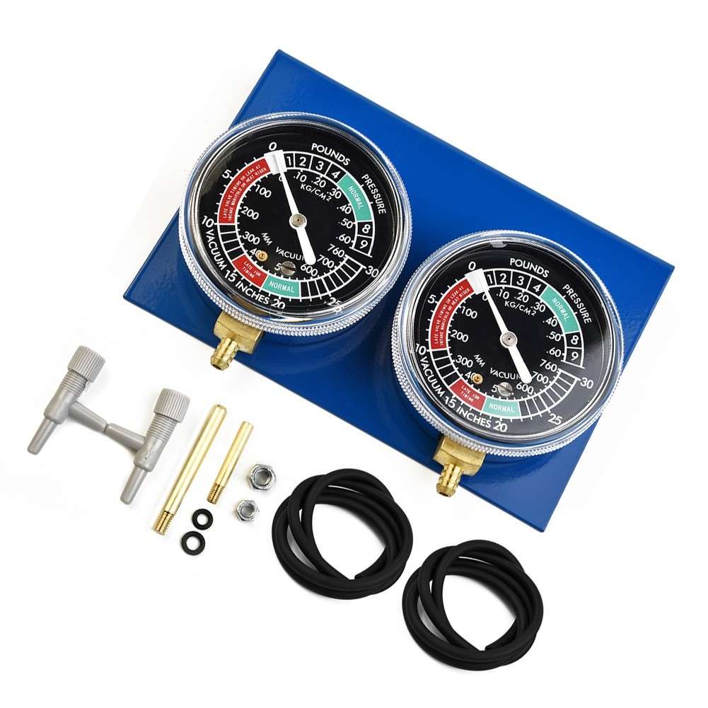 Motorcycle Carburetor Vacuum Gauge Balancer Synchronizer Fits For 2-cylinder