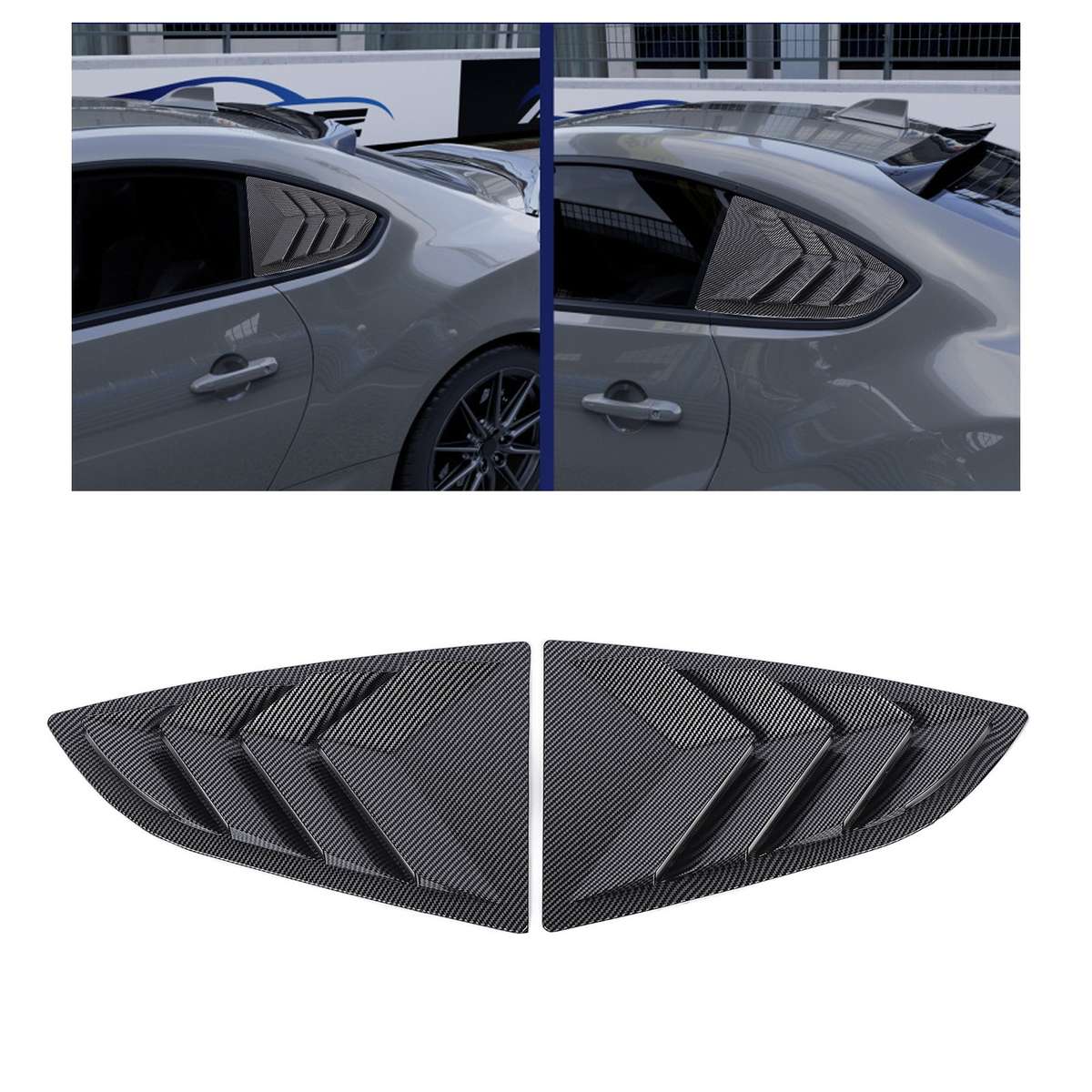 Pair Of Rear Window Shutter Cover Left Right Weatherproof Proper Fit For