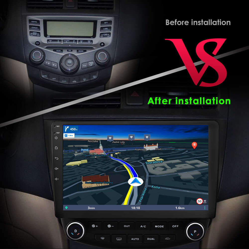10.1'' For 2003-2007 Honda Accord Android 10 Auto Car Play Radio GPS Navi Player