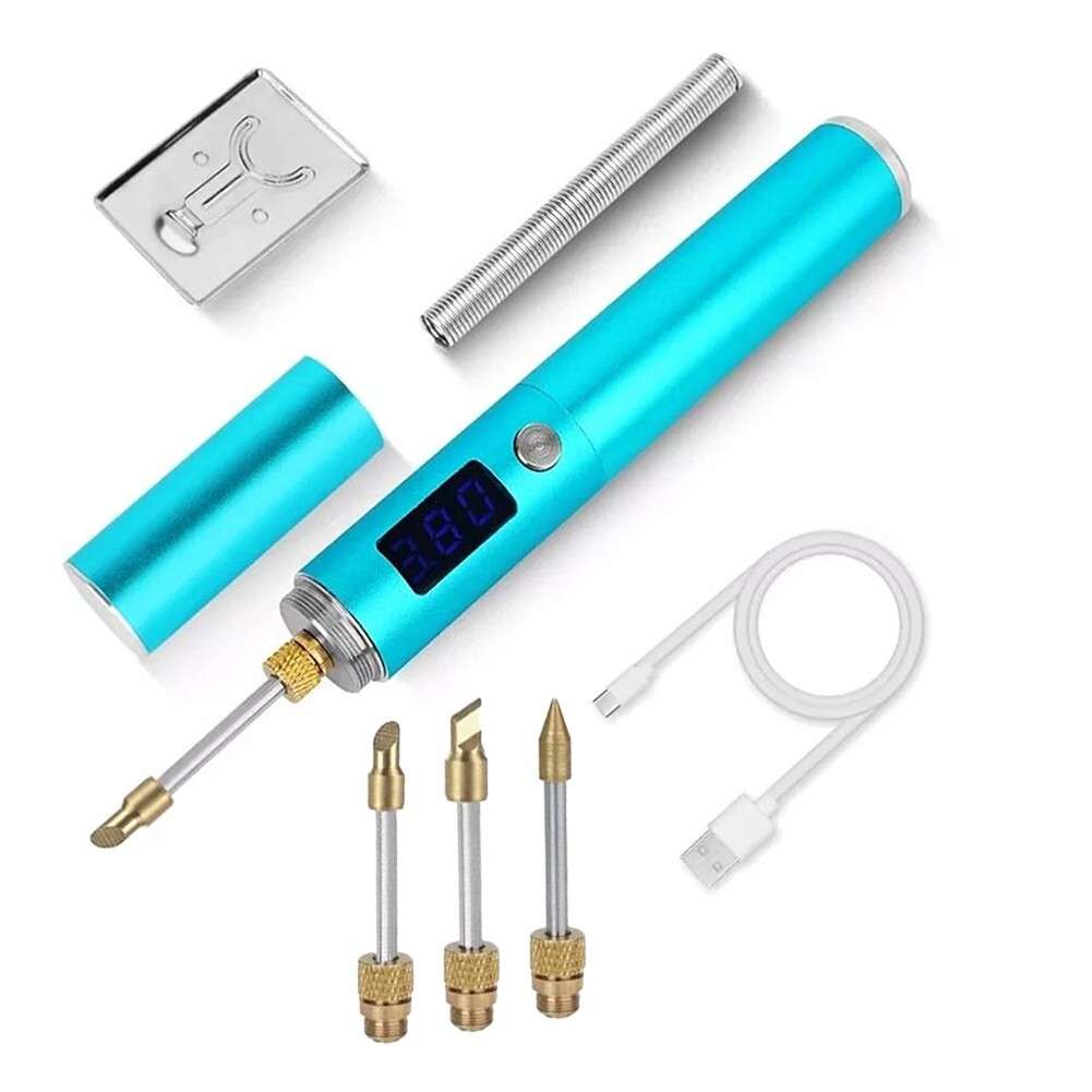 Rechargeable Soldering Iron Supports Charging While Using Auto Shutdown