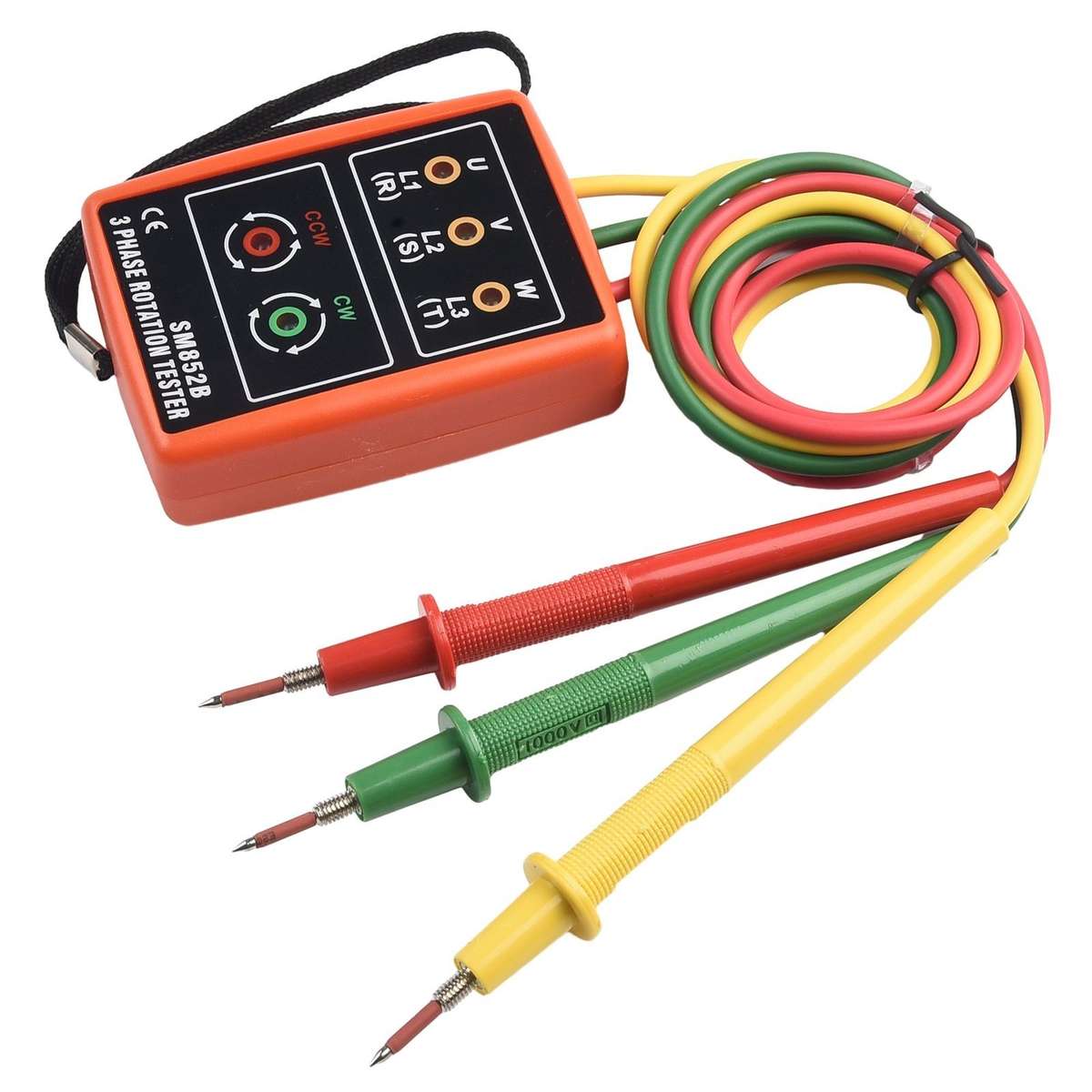 Efficient SM852B 3 Phase Sequ Ence Tester For Phase Rotation-Detection