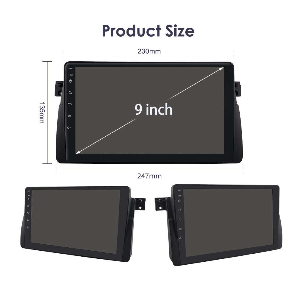 For BMW E46 M3 Octa Core Android 12 Car Stereo GPS Radio WIFI DSP CarPlay 4+32GB