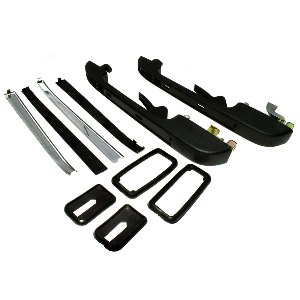 Rear Left & Right Side Exterior Door Handle W/Key For VW Golf Jetta Rabbit New