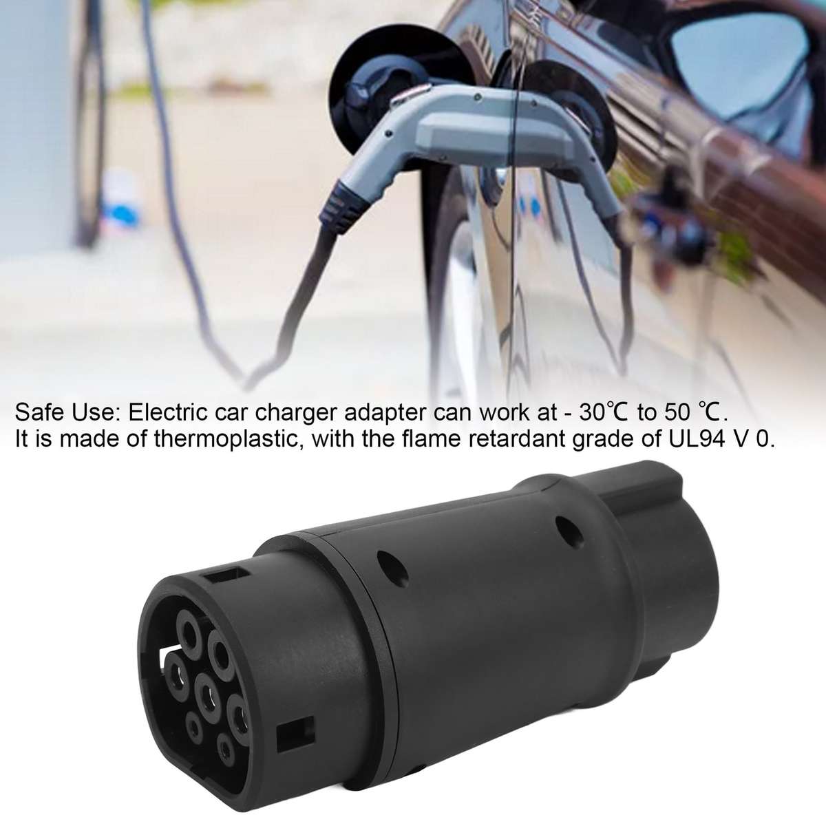 Type 1 To Type 2 Electric Vehicle Charging Adapter EV Connector 16?32A 220?2 CHW