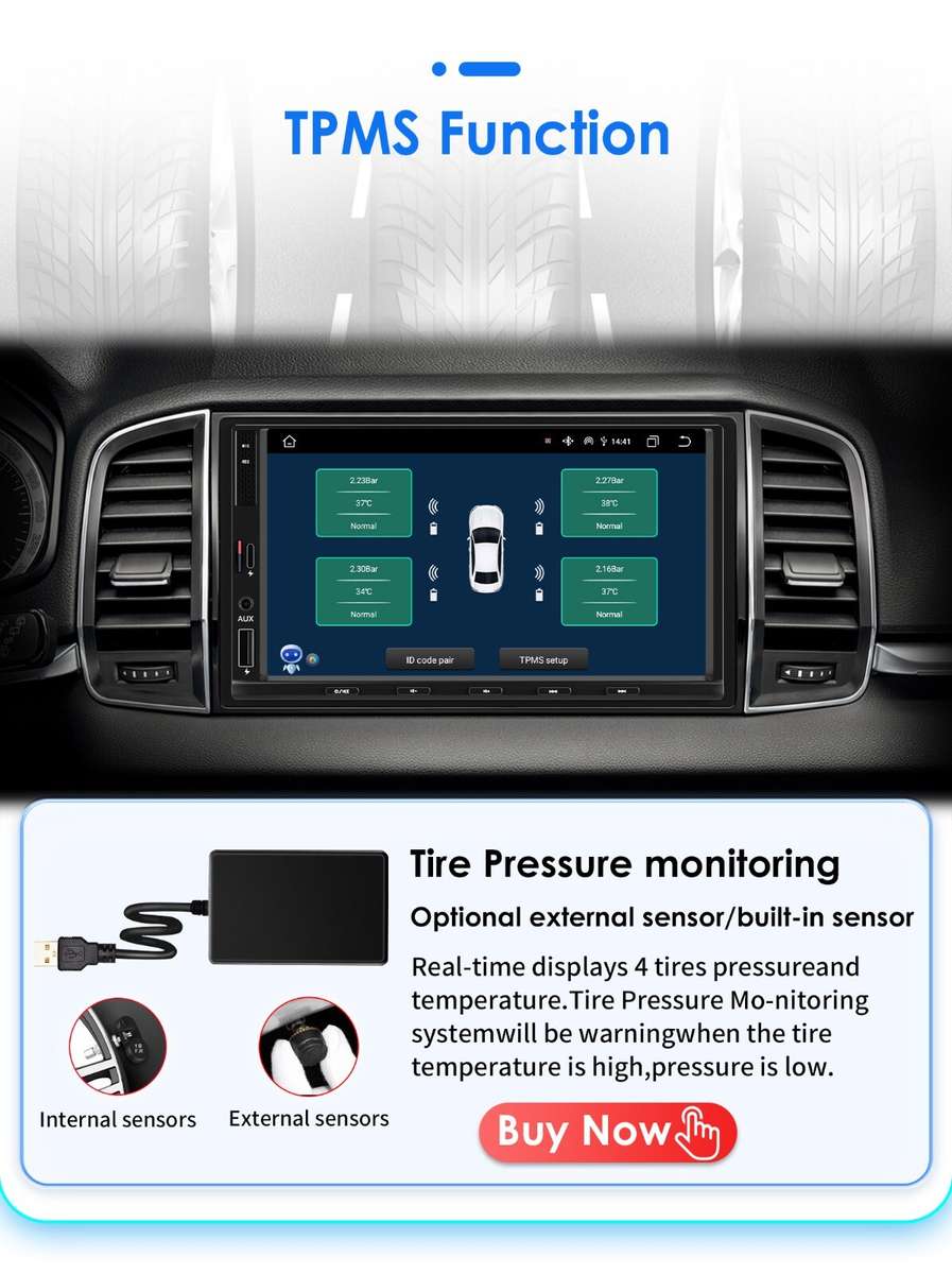 7" Car Stereo Radio WiFi Double 2DIN MP5 Bluetooth Touch Screen RDS CarPlay +Cam