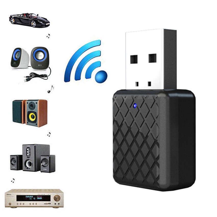Bluetooth 5.0 Adapter USB Transmitter 2 in 1 Music Audio Receiver