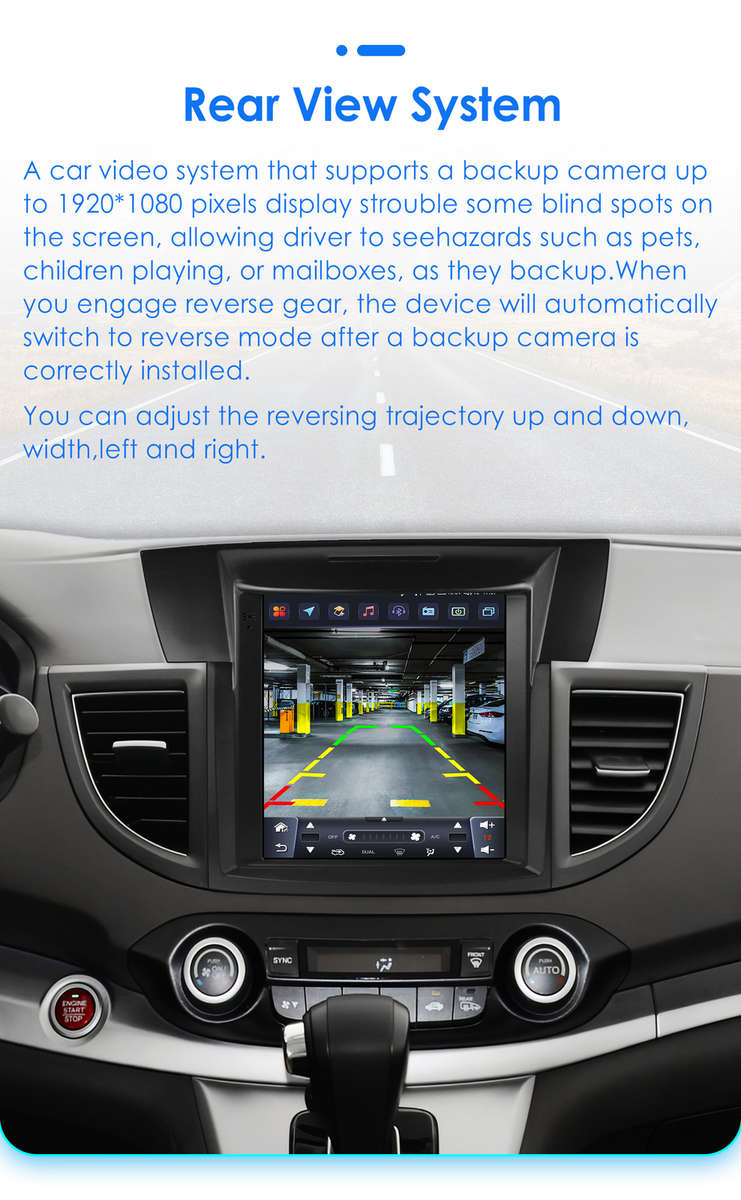 9.7'' For Honda CR-V 2012-2016 Car Multimedia Radio Carplay Android 13 GPS Navi