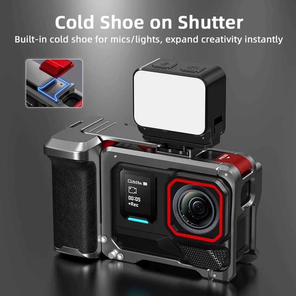 For Insta360 AcePro/2 Street Photography Handle: Portable Non-Slip Grip