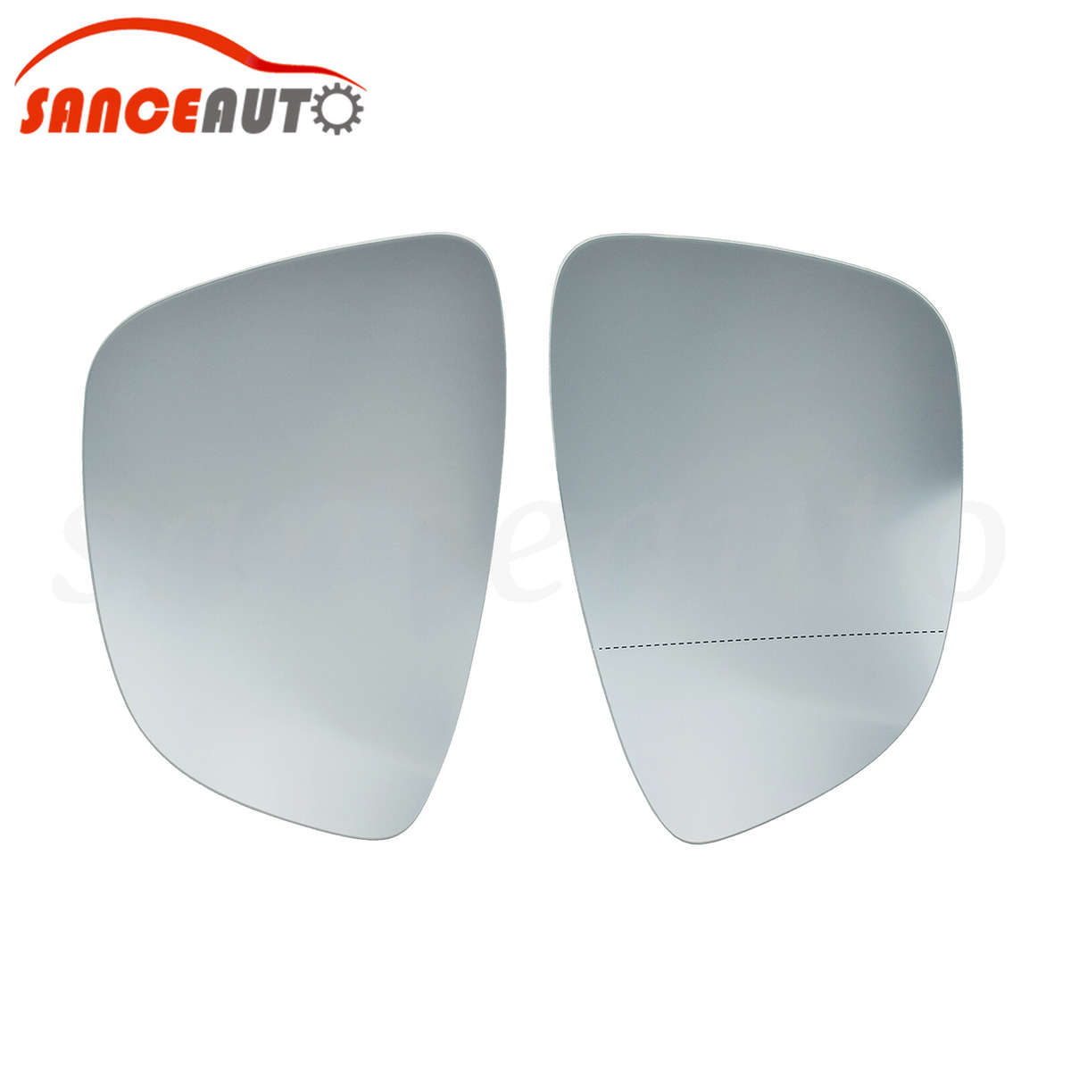 Mirror Glass Heated W/ Backing LH RH for VW Eos CC Beetle Scirocco Passat VII B7