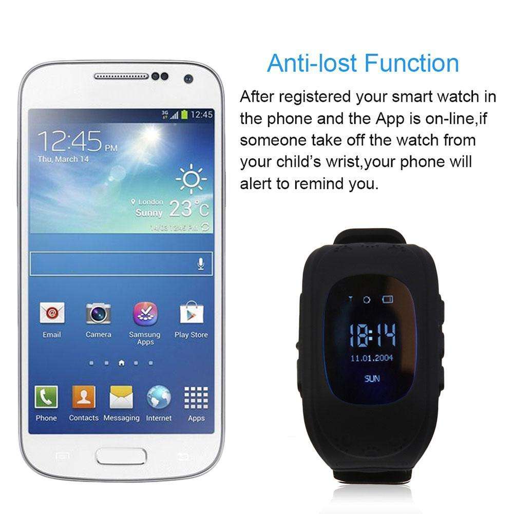 Q50 Kids GPS Smart Watch with Call Function | In Black,Blue or White