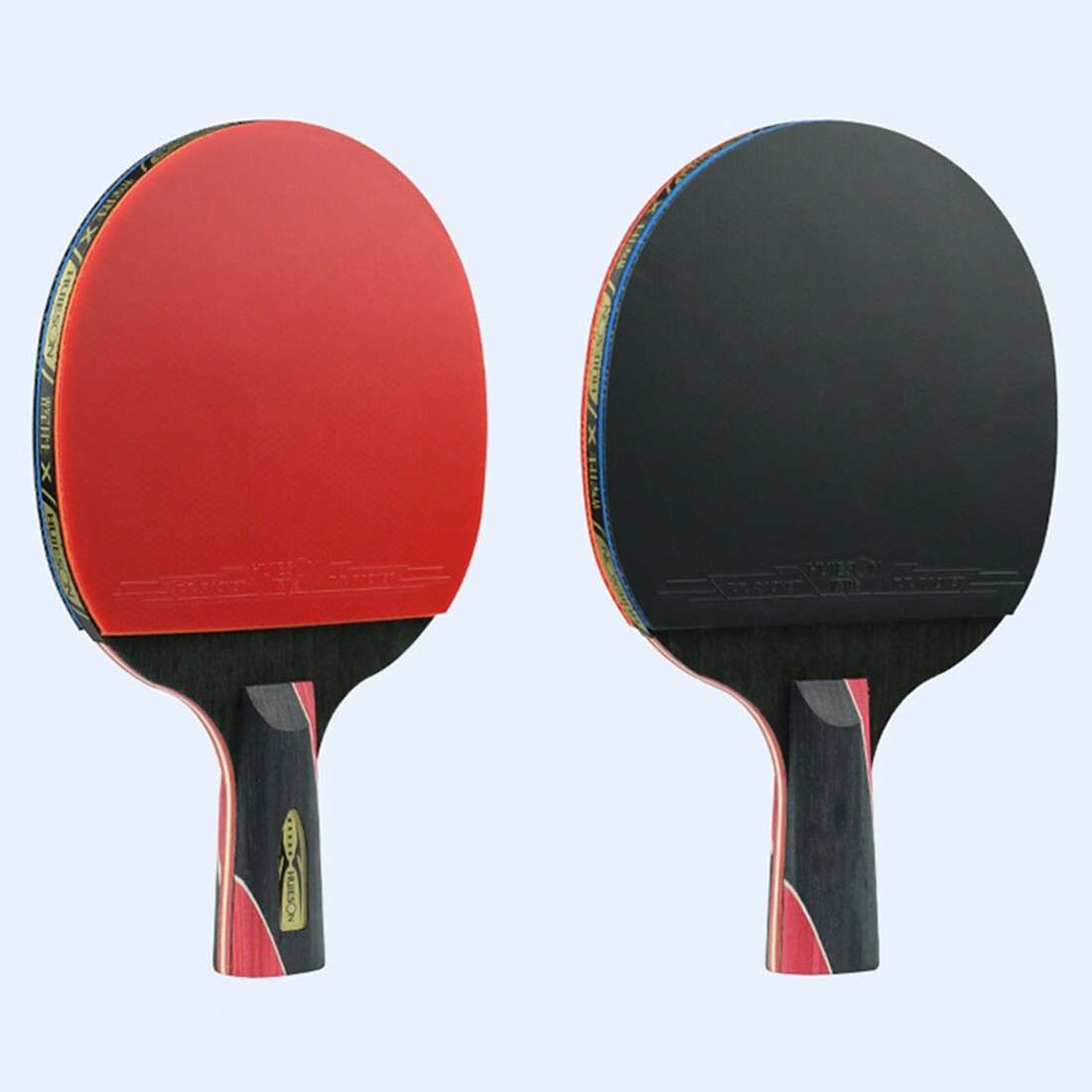 Single Professional Training Carbon Table Tennis Bat Racket Ping-Pong Paddle