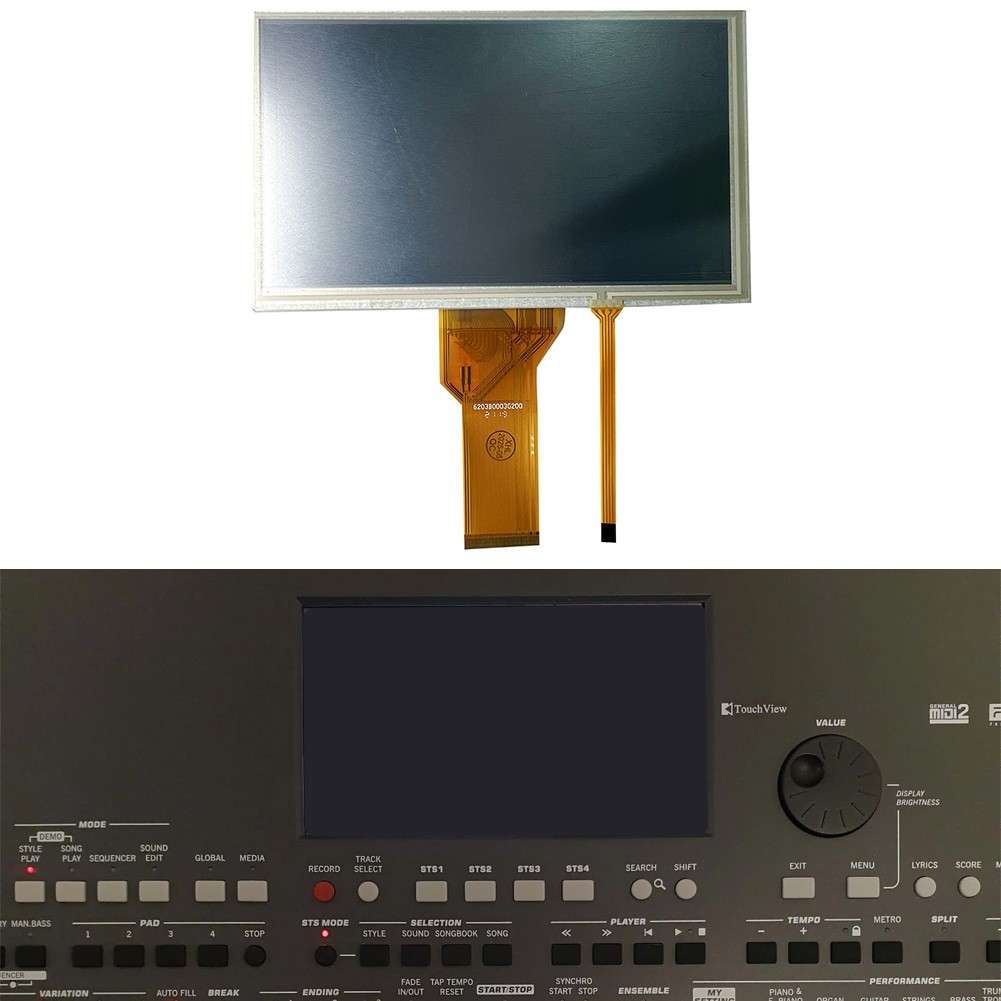 Complete LCD And Touch Screen Glass Solution For KORG PA600 PA900 Keyboards