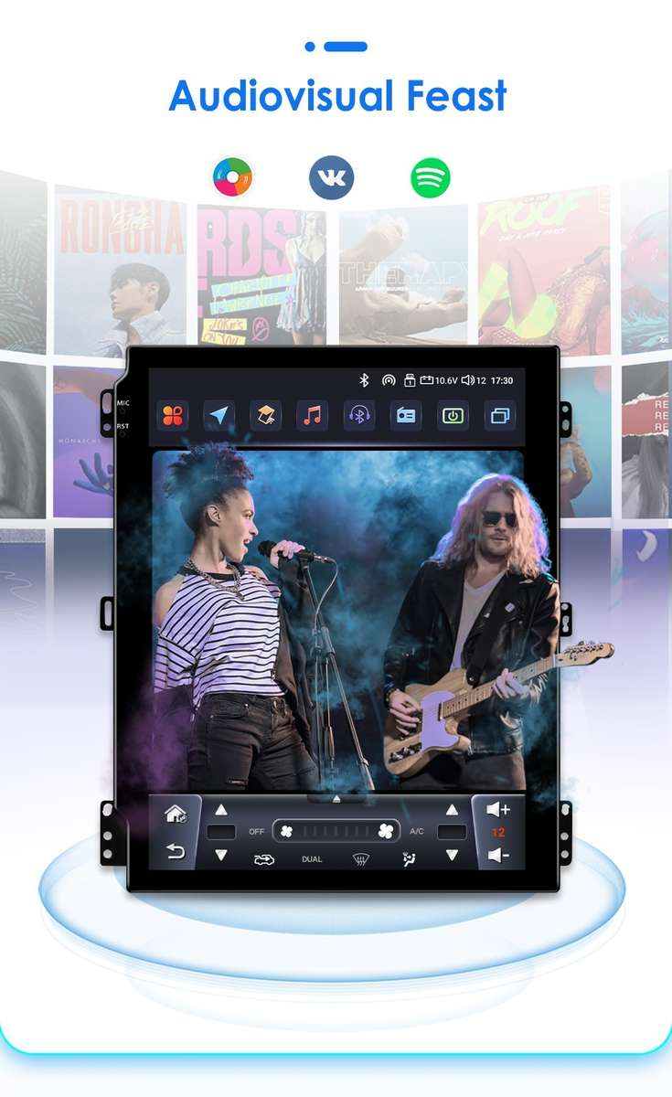 9.7" For Dodge Ram 1500 2500 3500 2013-2019 Car Radio Stereo GPS Android Carplay