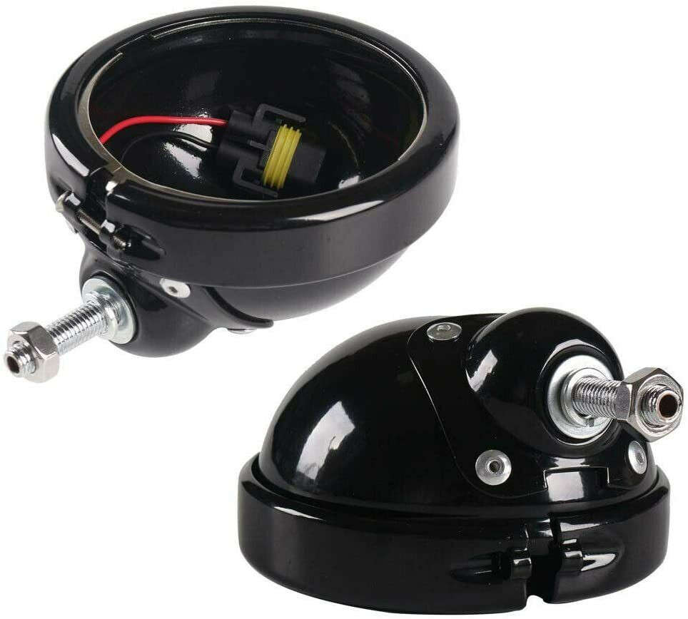 4.5" Spot Fog Passing Lights with Auxiliary Lights Housing For Harley Davidson