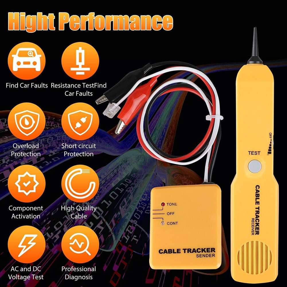 Reliable Electric Wire Tracer For Open Circuit And Short-Circuit-