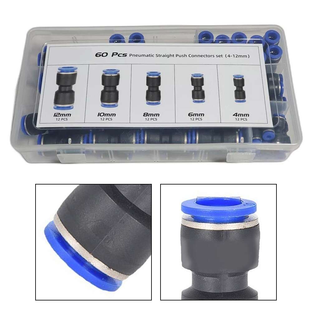 Leak Connections Guaranteed 60 Pcs Quick Release Air Line Fittings Set