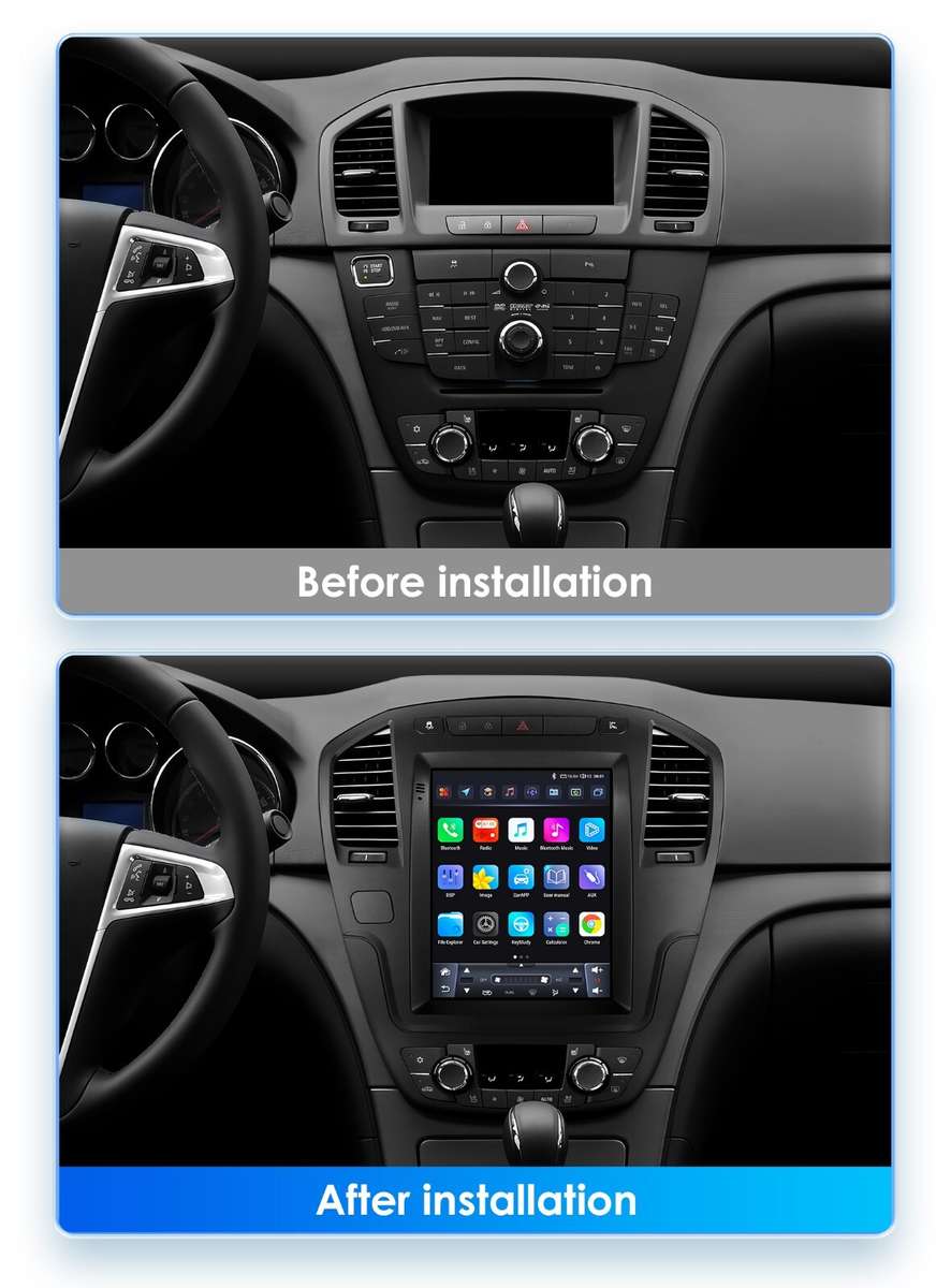 8+128GB HD 9.7" For Buick Regal 2009-2013 CarPlay Android 13 Car Stereo GPS Wifi