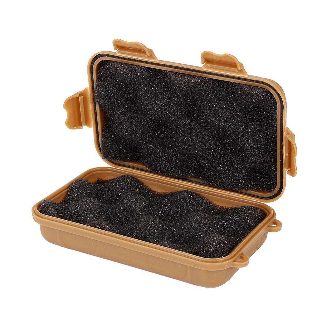 Orange Waterproof Survival Storage Box Case Container DH For Camping Fish CH