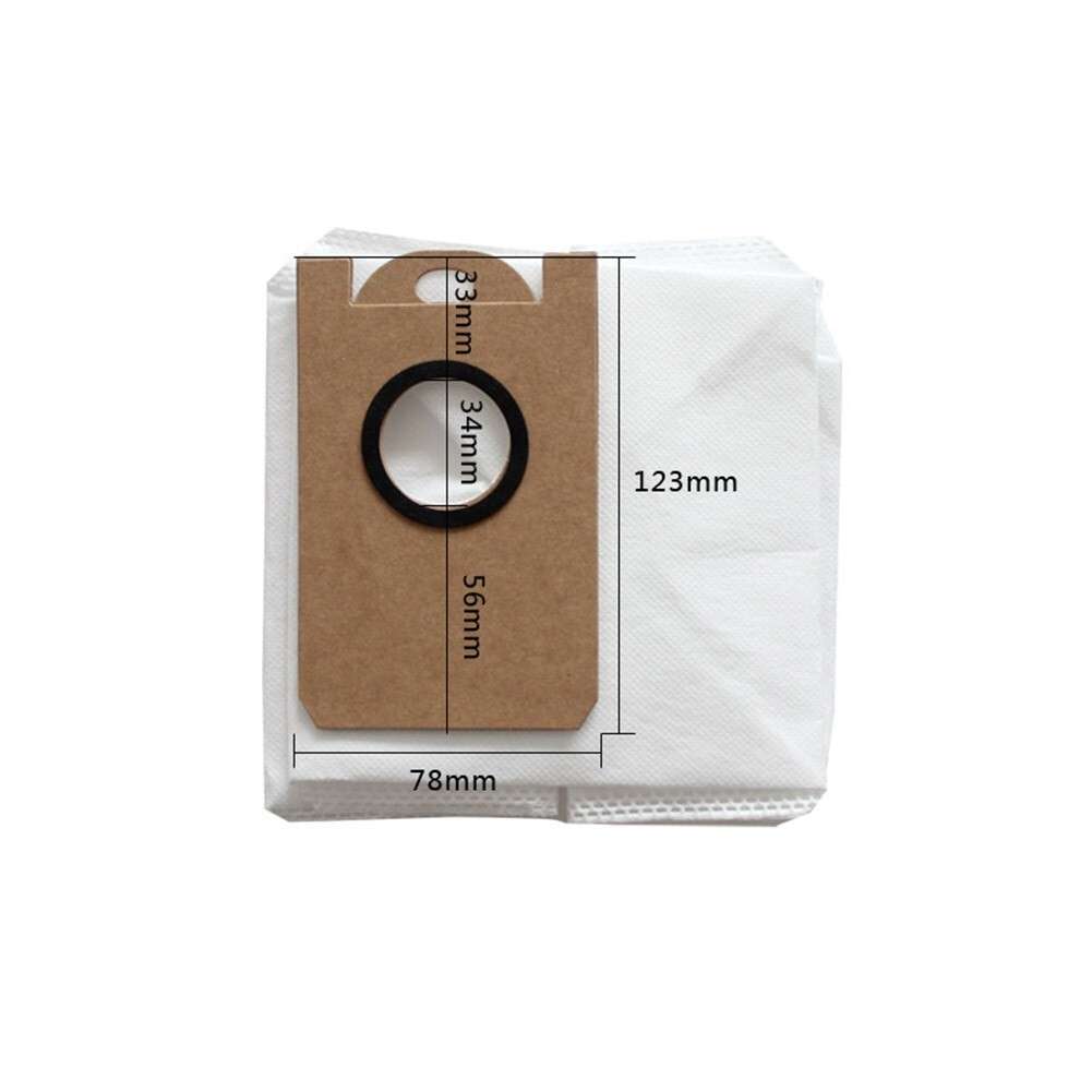 5 Pack Reusable Dust Bag Parts for iHome For AutoVac Nova Self Empty Robot