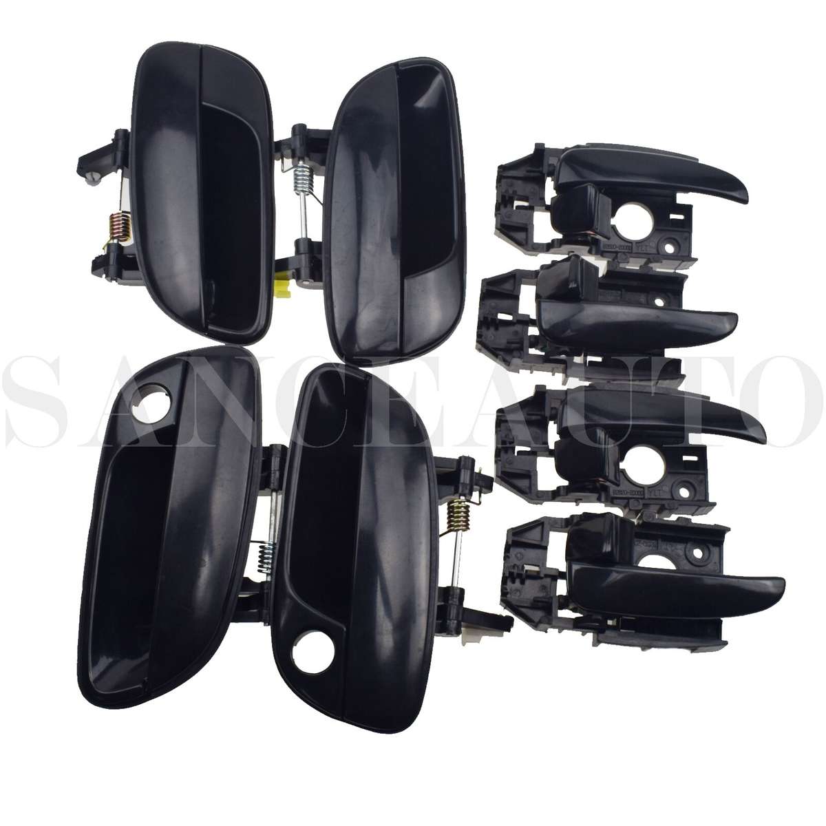 8Pcs Left Right Front Rear Inside Outside Door Handles For HYUNDAI ELANTRA 01-06