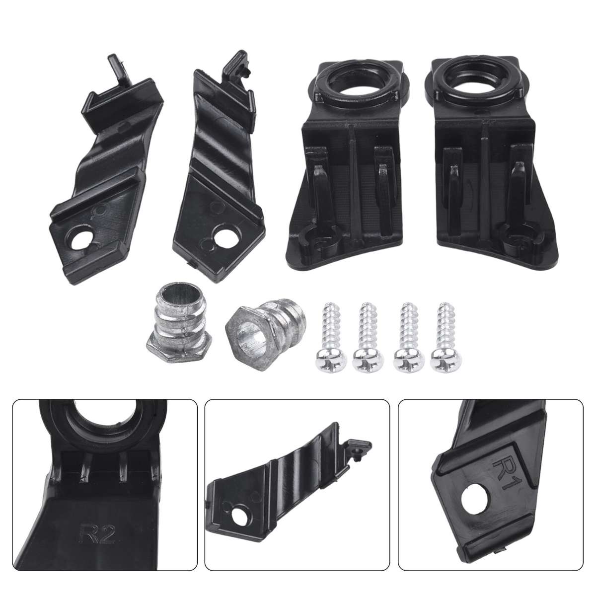 HEADLAMP HEADLIGHT BRACKET REPAIR KIT For GOLF For MK5 (2003 2009) R+L SIDE