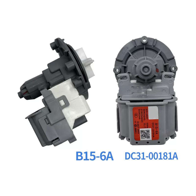 For Samsung Drain Pump PX2026-1 220-230V DC31-00181B PX2025-1 B15-6A DC31-00181A