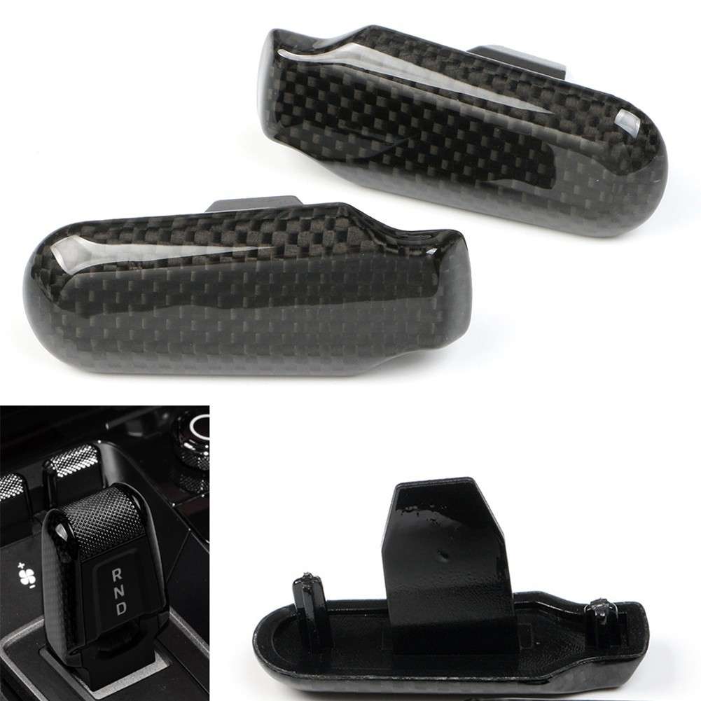 Real Carbon Fiber Gear Shift Knob Cover Trim For 992 911 2019-2023 For Porsche