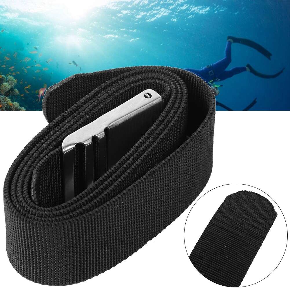Diving Scuba Weight Belt Waist Belt With Quickease Stainless Steel Buck CW