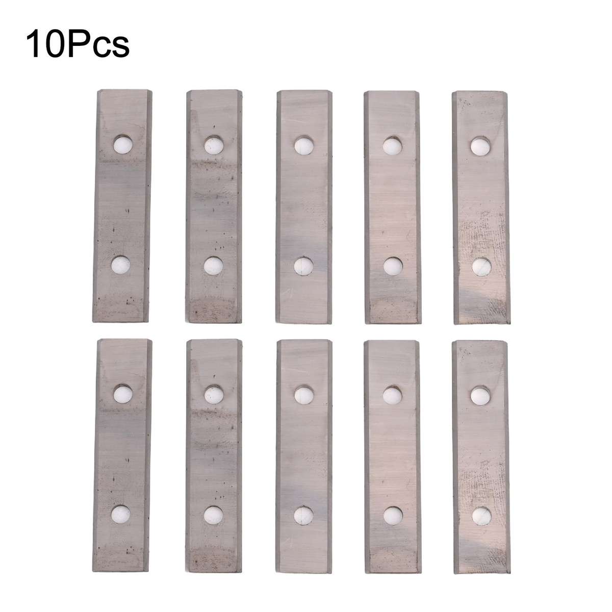 Premium 10pcs Square Carbide Scraping Tools With Reversible Cutting Edge