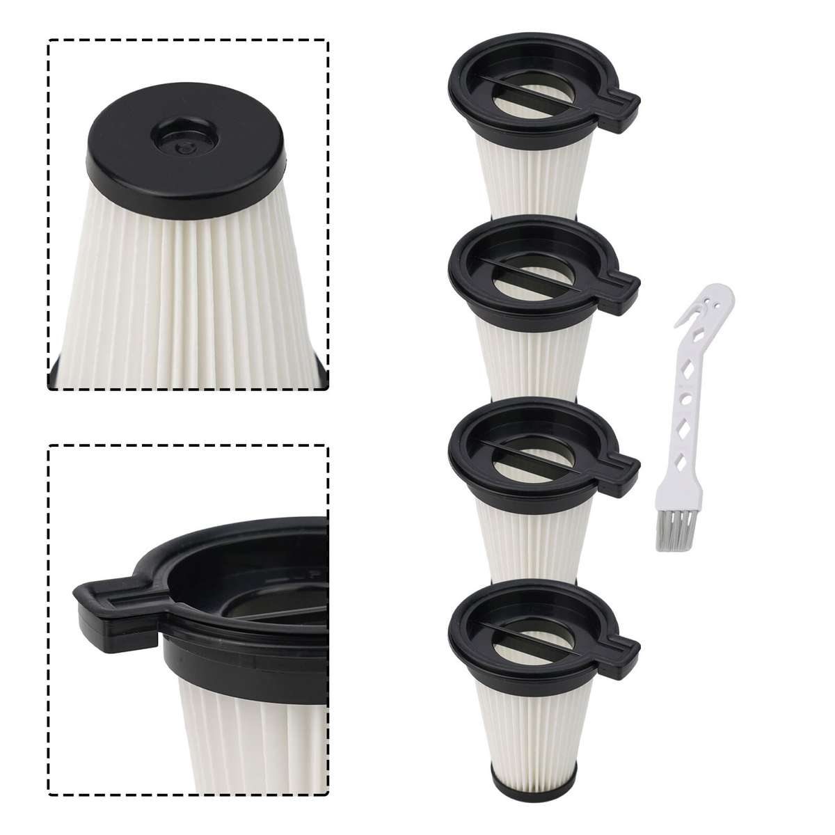 Improved Air Filtration With For Wyze Handheld StickCordless Vacuum Filters