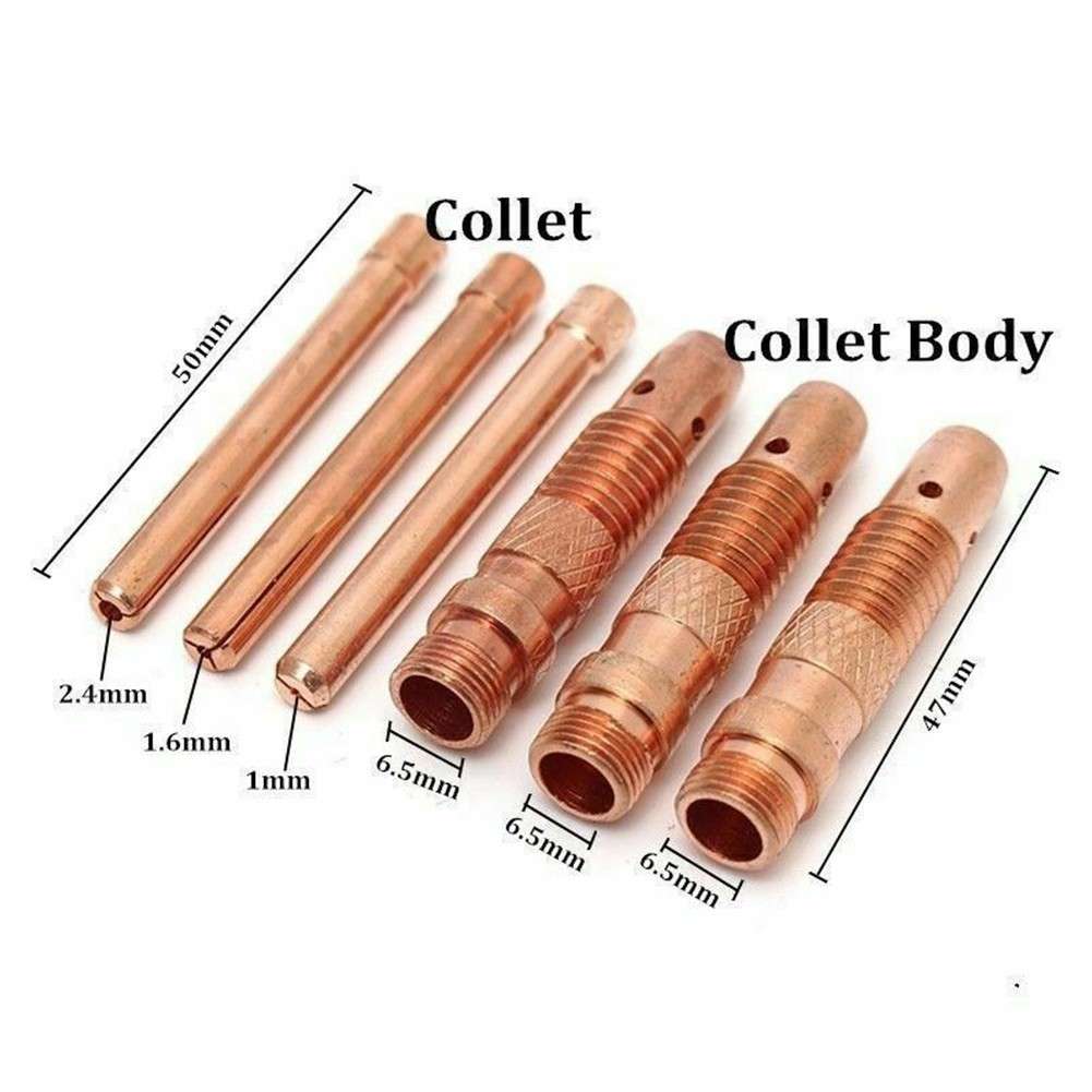 17 Piece TIG Welding Torch Consumables Kit Fits WP 17 18 And 26 Models