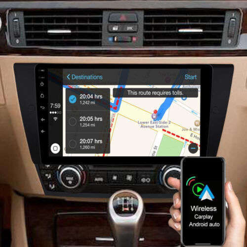 8Core DSP 9" For BMW E90 E91 E92 E93 Android13 Car Stereo GPS Navi CarPlay Radio