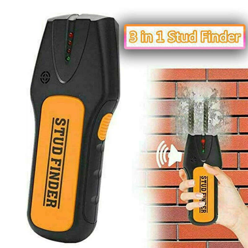 3 in 1 Stud Finder Wall Scanner Detector Wood Beam Metal Wire Sensor LCD NEW
