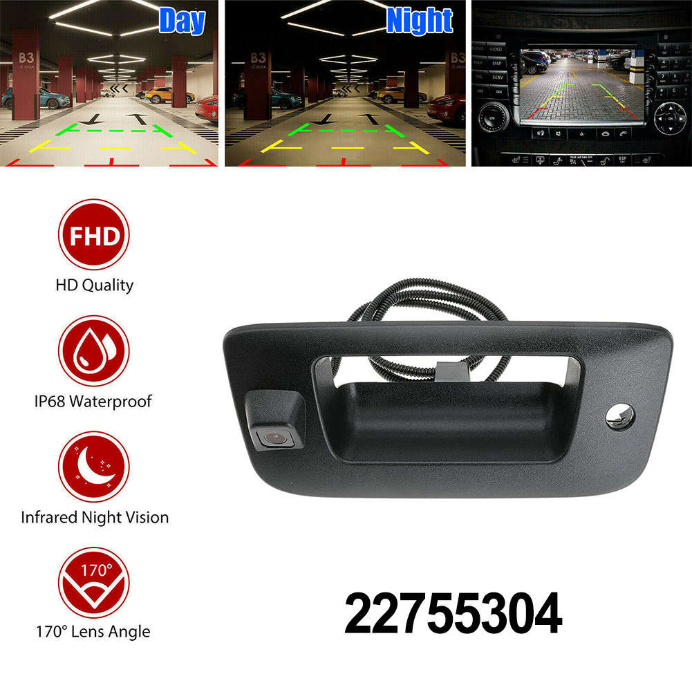 Rear Tailgate Handle Backup Camera For Silverado For GMC Sierra09-14