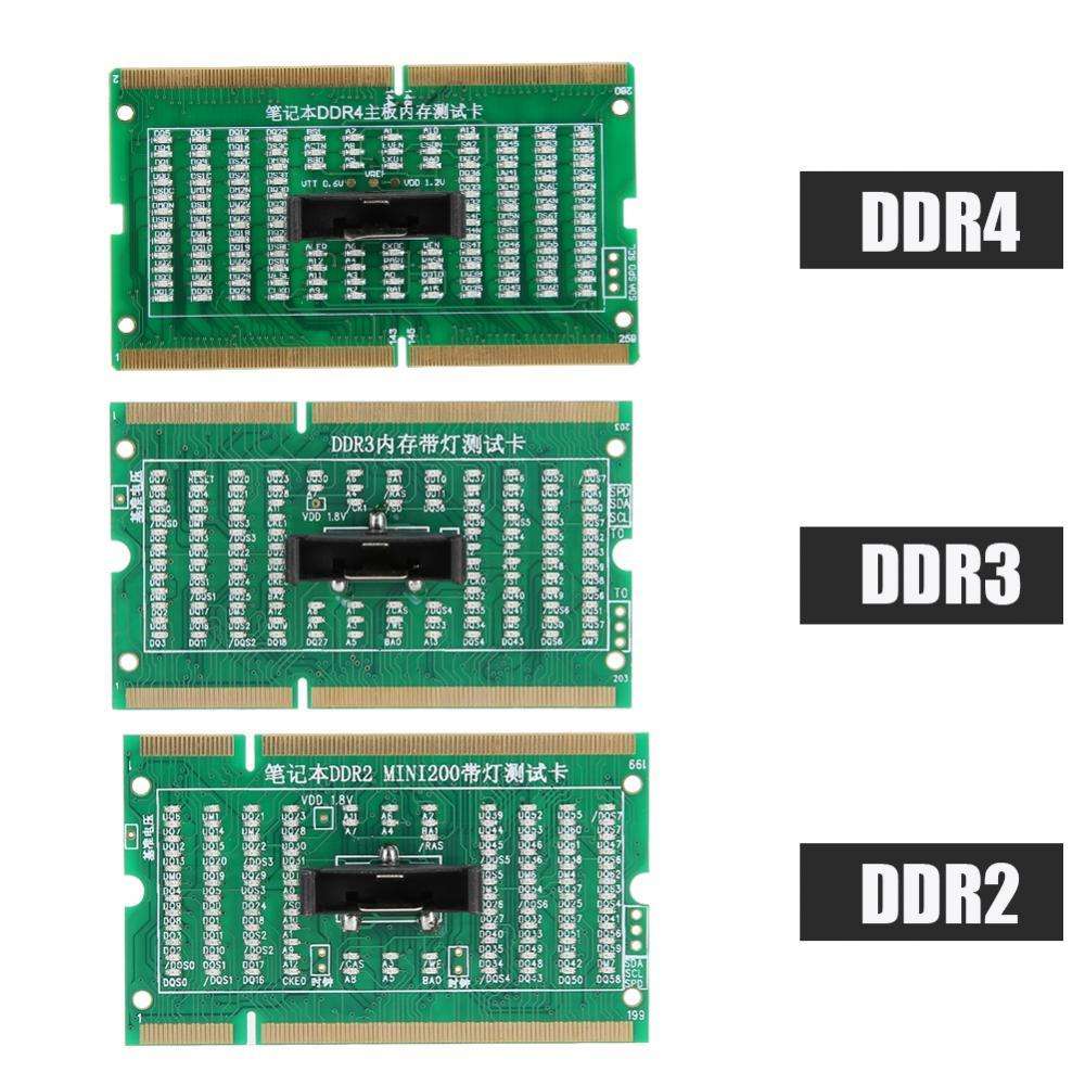 DDR2 DDR3 DDR4 SODIMM Analyzer Diagnostic Test Card Board For Laptop SHG