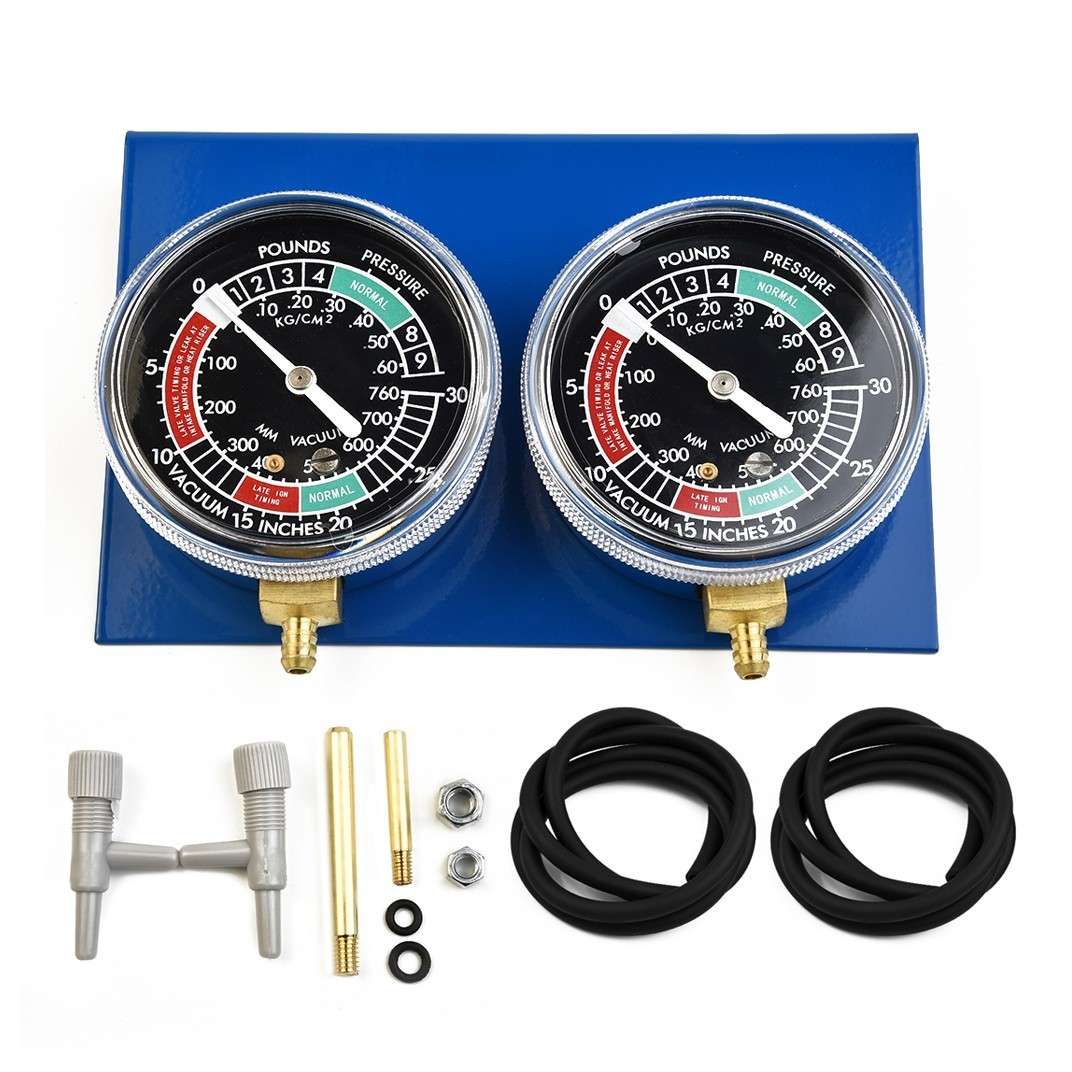Motorcycle Carburetor Vacuum Gauge Balancer Synchronizer Fits For 2-cylinder