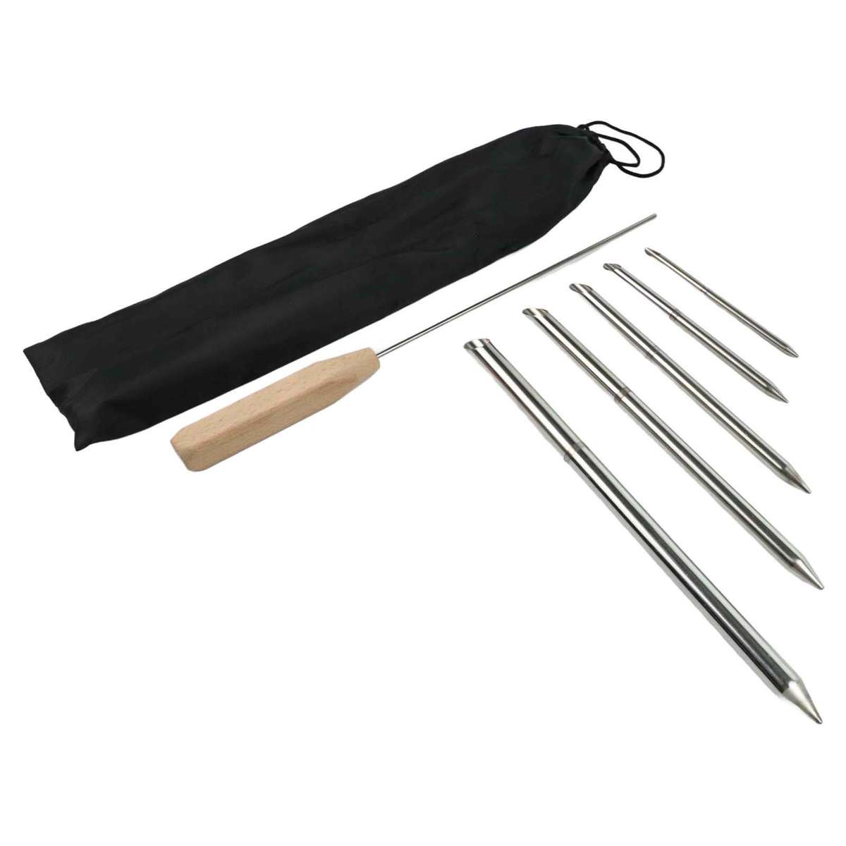 Rope Splicing Tool Kit 6pcs With Needles For Synthetic And Woven Ropes