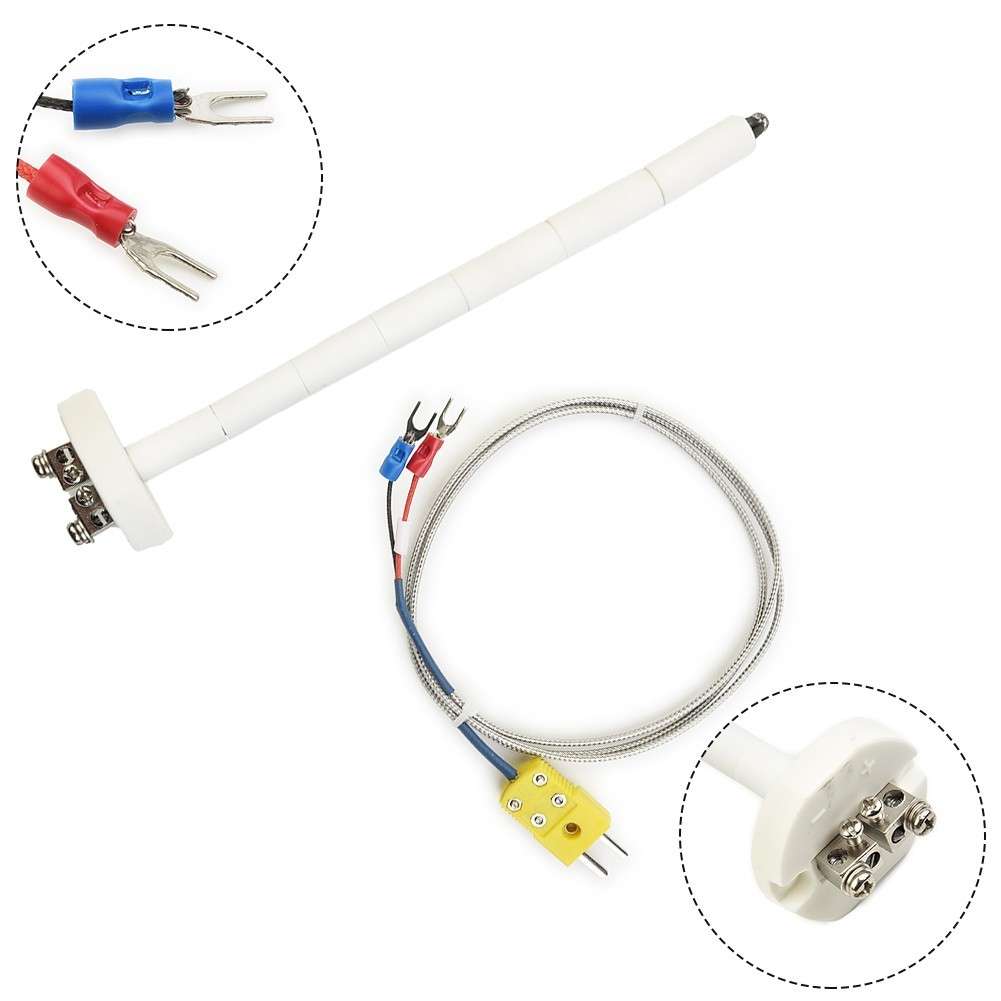 High Temperature Type K Thermocouple Core Ceramic Kiln Probe 2372??F 1300??