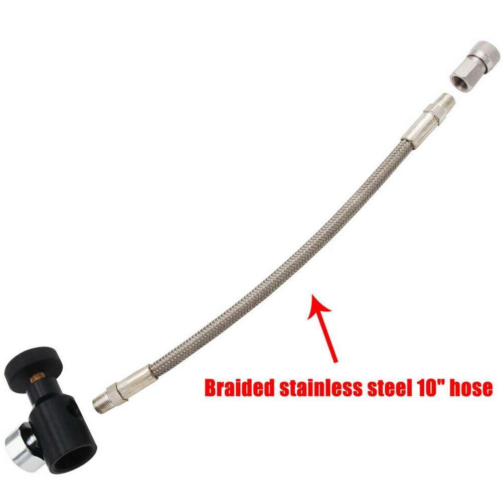PCP Fill-Adapter Fill Station W/10'' Hose For High-Pressure AIR Or-CO2