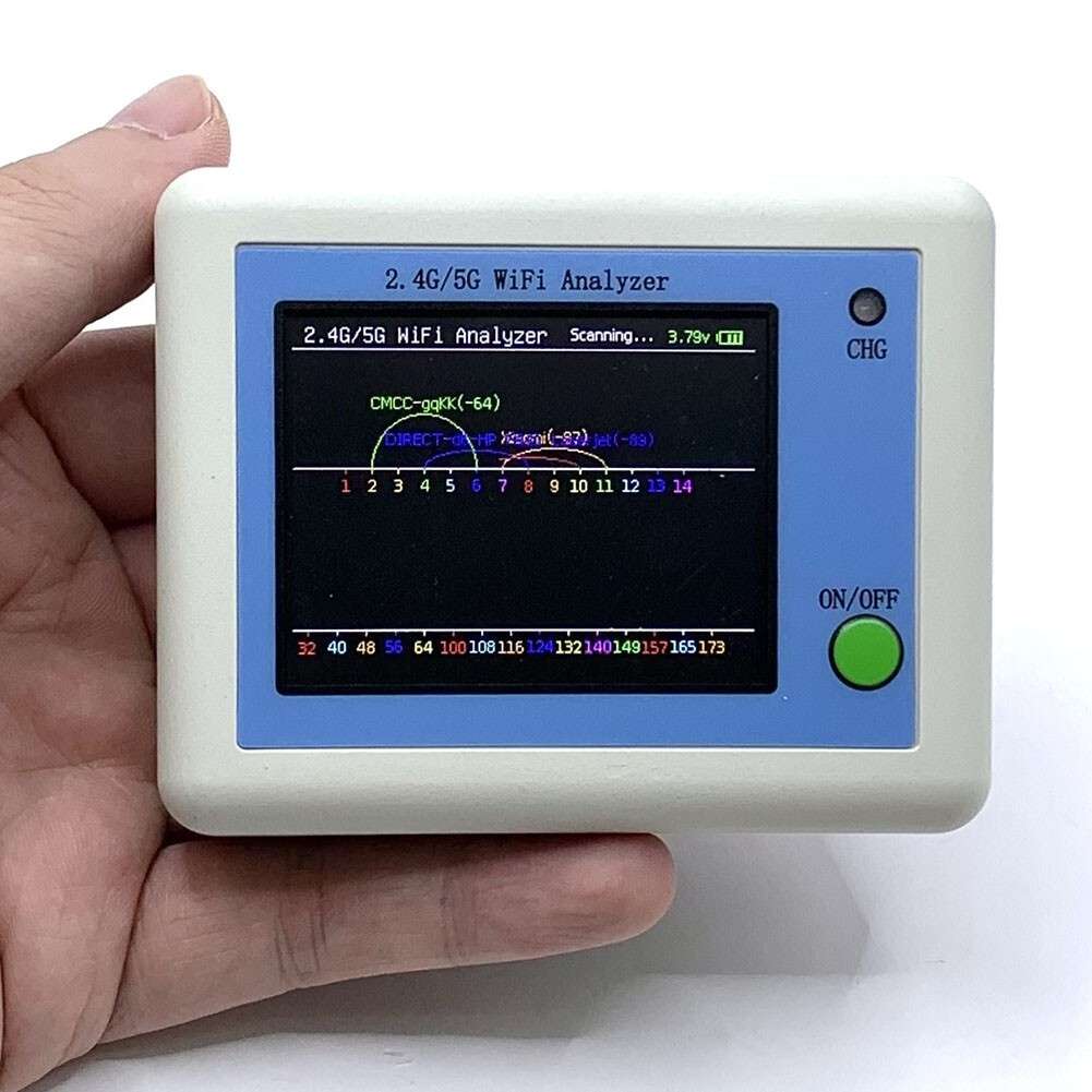 1xWIFI Signal Scanning#Tester WIFI Signal/ Analyzer 2.4G/5G Management-Assistant