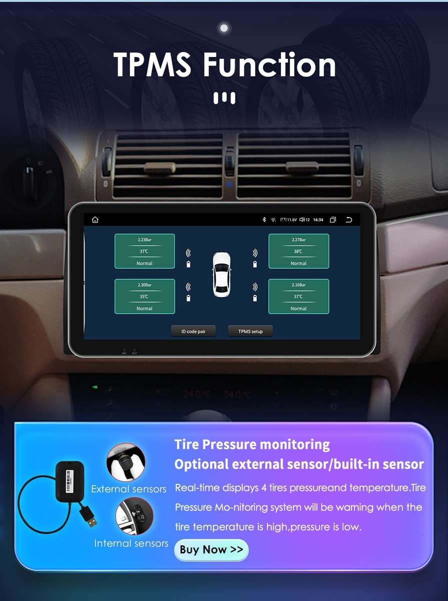 For BMW X5 E53 10.33" Android 12 8Core 8+128GB Car Stereo Radio GPS DSP Car Play