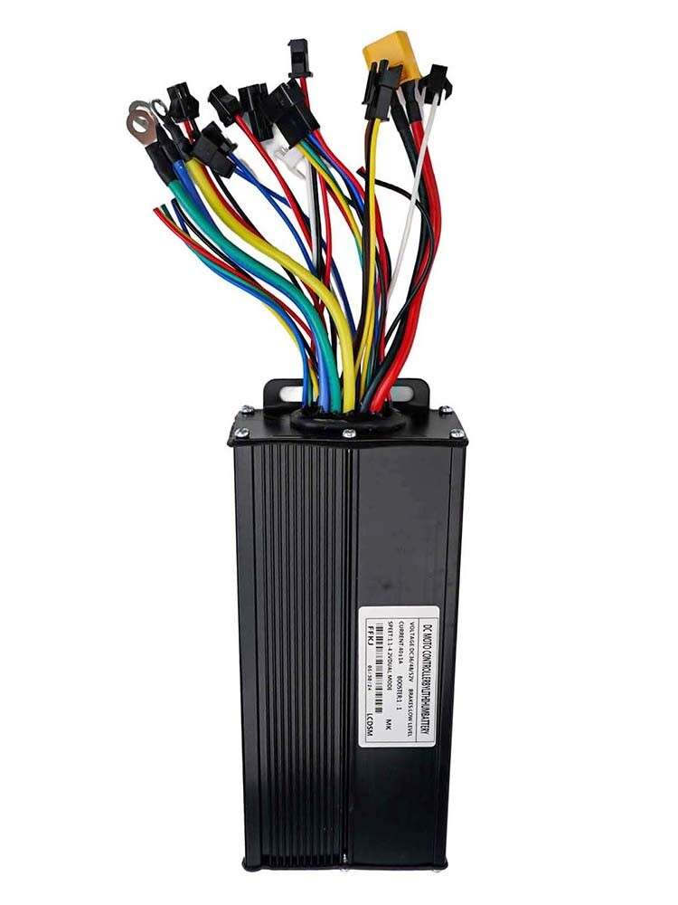 36V-52V E-bike Brushless Controller 1500W/2000W Intelligent 3-mode Sine Wave